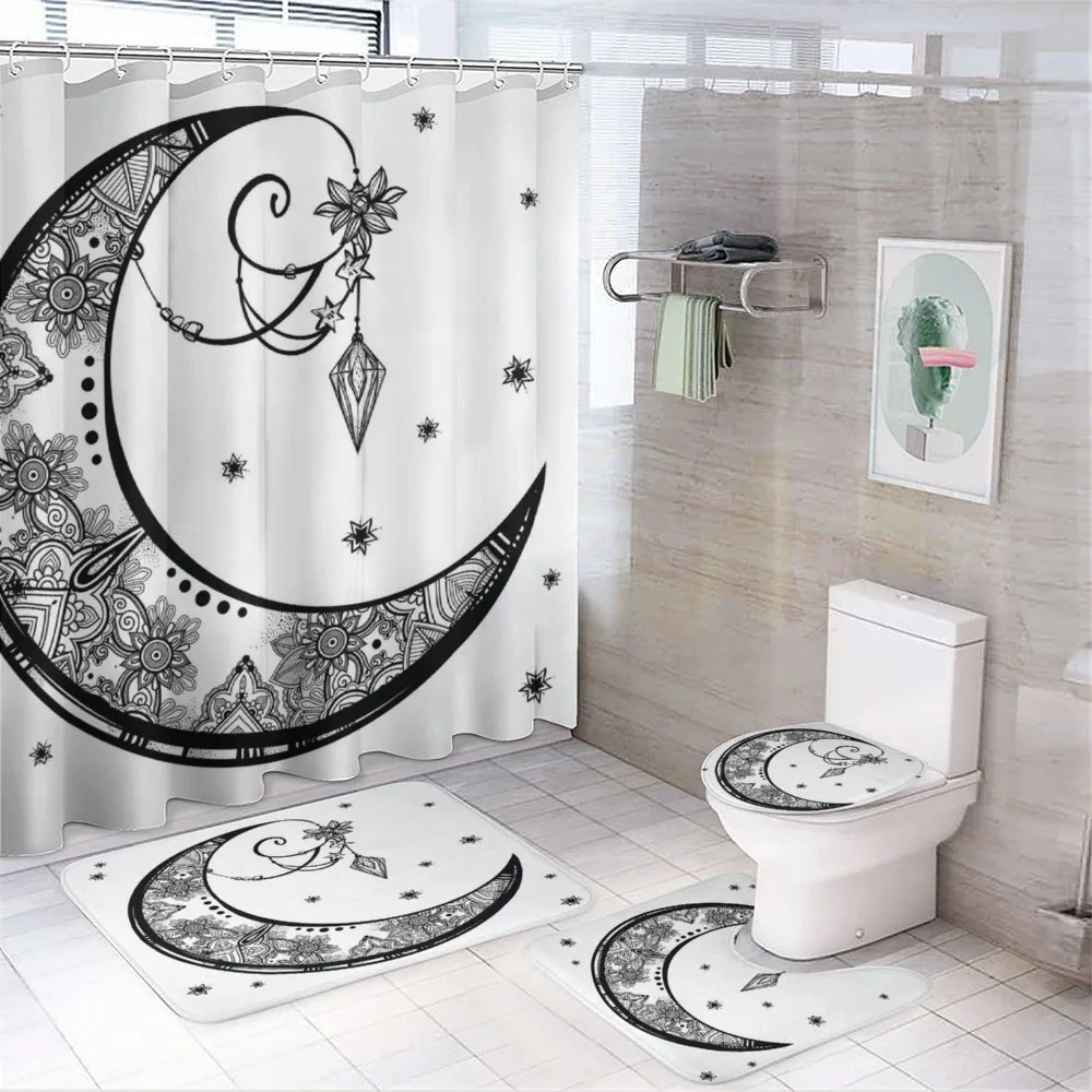 Floral Moon — 4-Piece Bathroom Set preview
