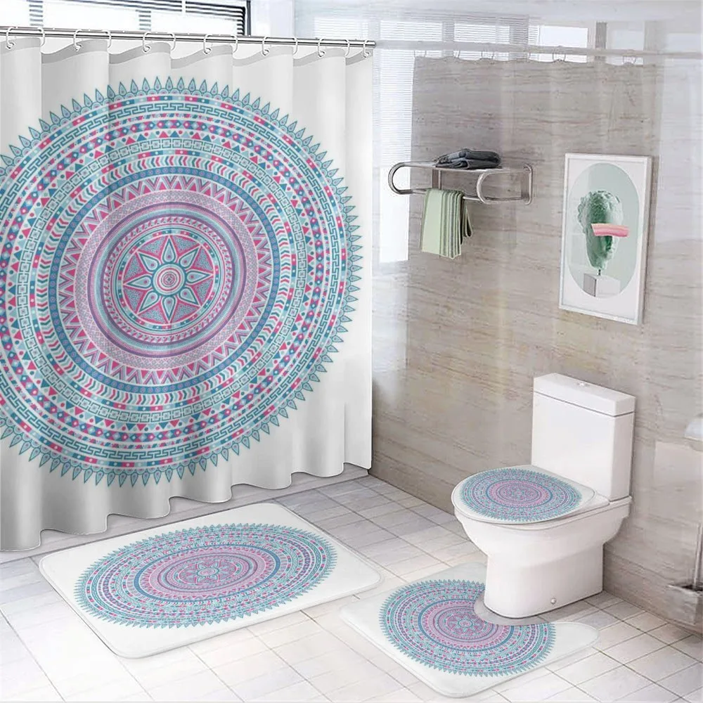 Vintage Pastel Colored — 4-Piece Bathroom Set preview