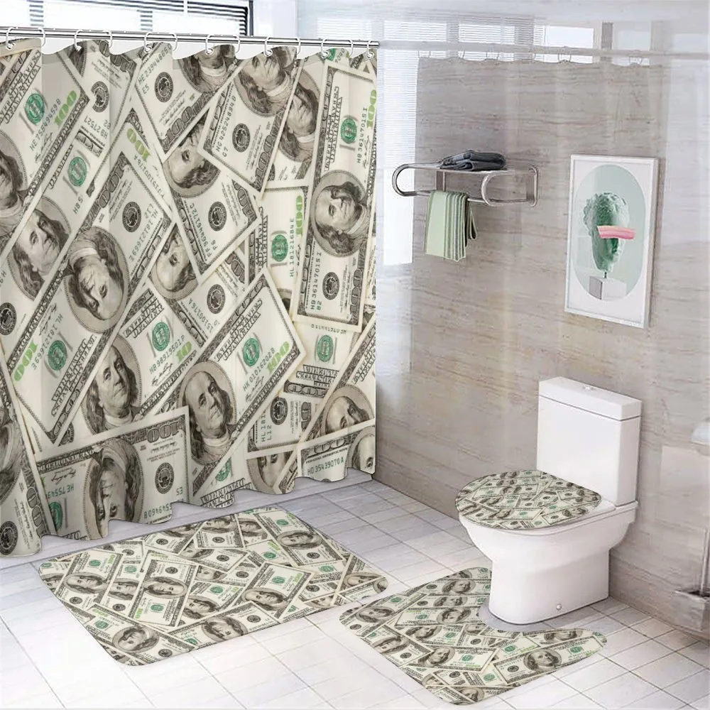 Ben Franklin Portrait Wealth — 4-Piece Bathroom Set preview