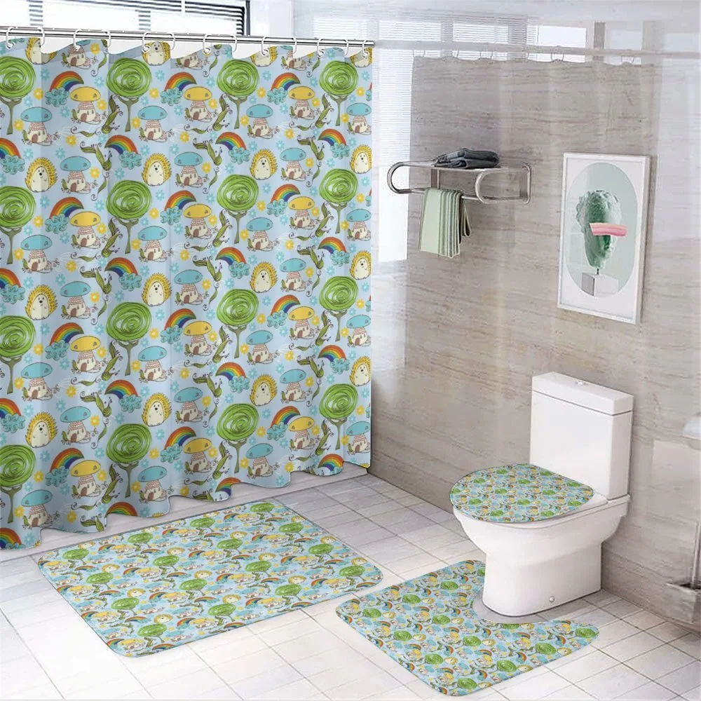 Abstract Hand Drawn — 4-Piece Bathroom Set preview