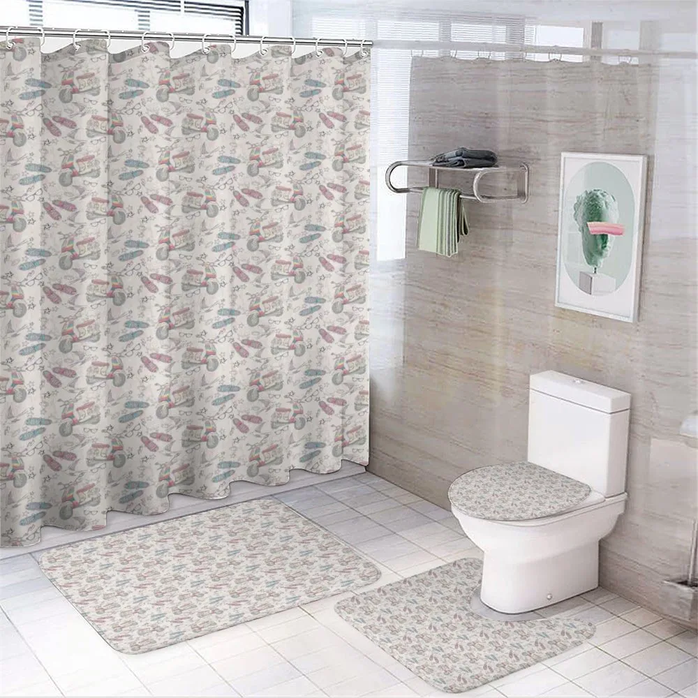 Grunge Teen Youth Fun — 4-Piece Bathroom Set preview