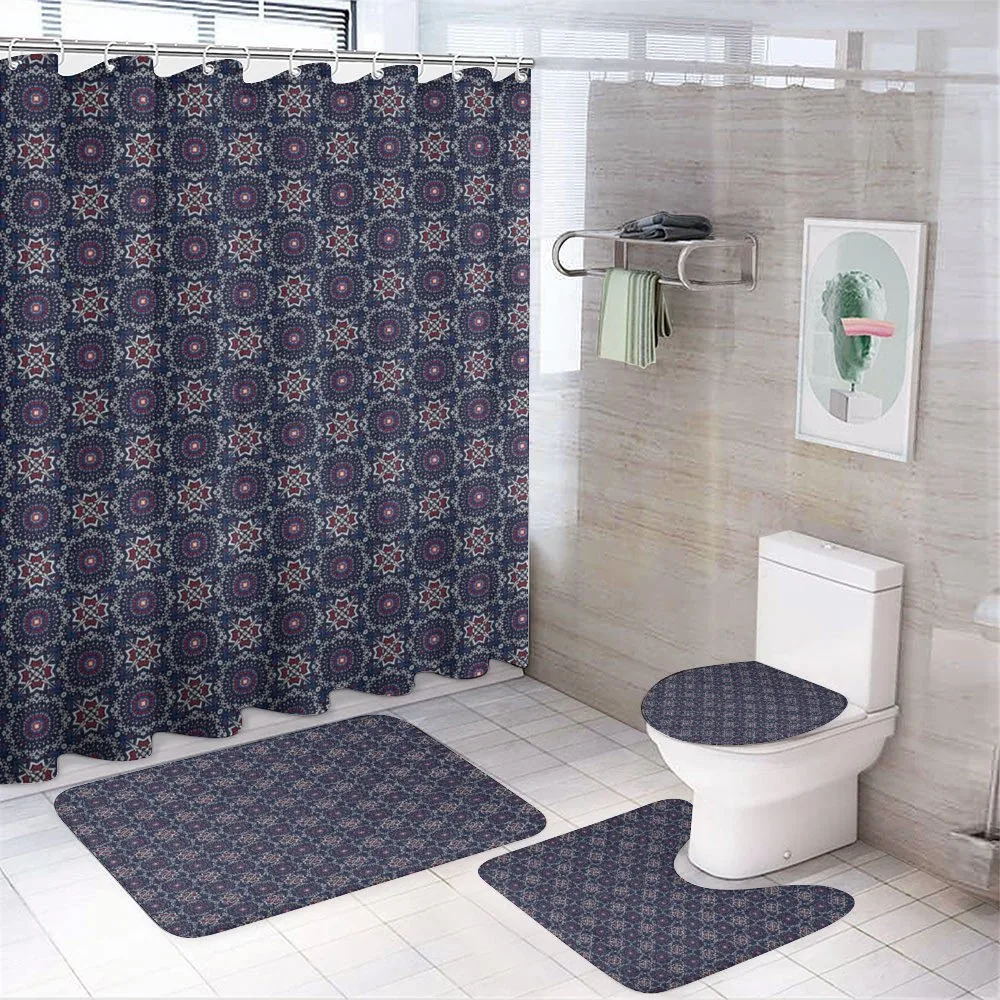 Mediterranean Motifs — 4-Piece Bathroom Set preview