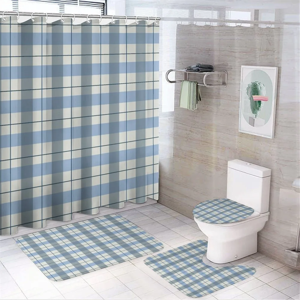 Scottish Tartan Plaid — 4-Piece Bathroom Set preview