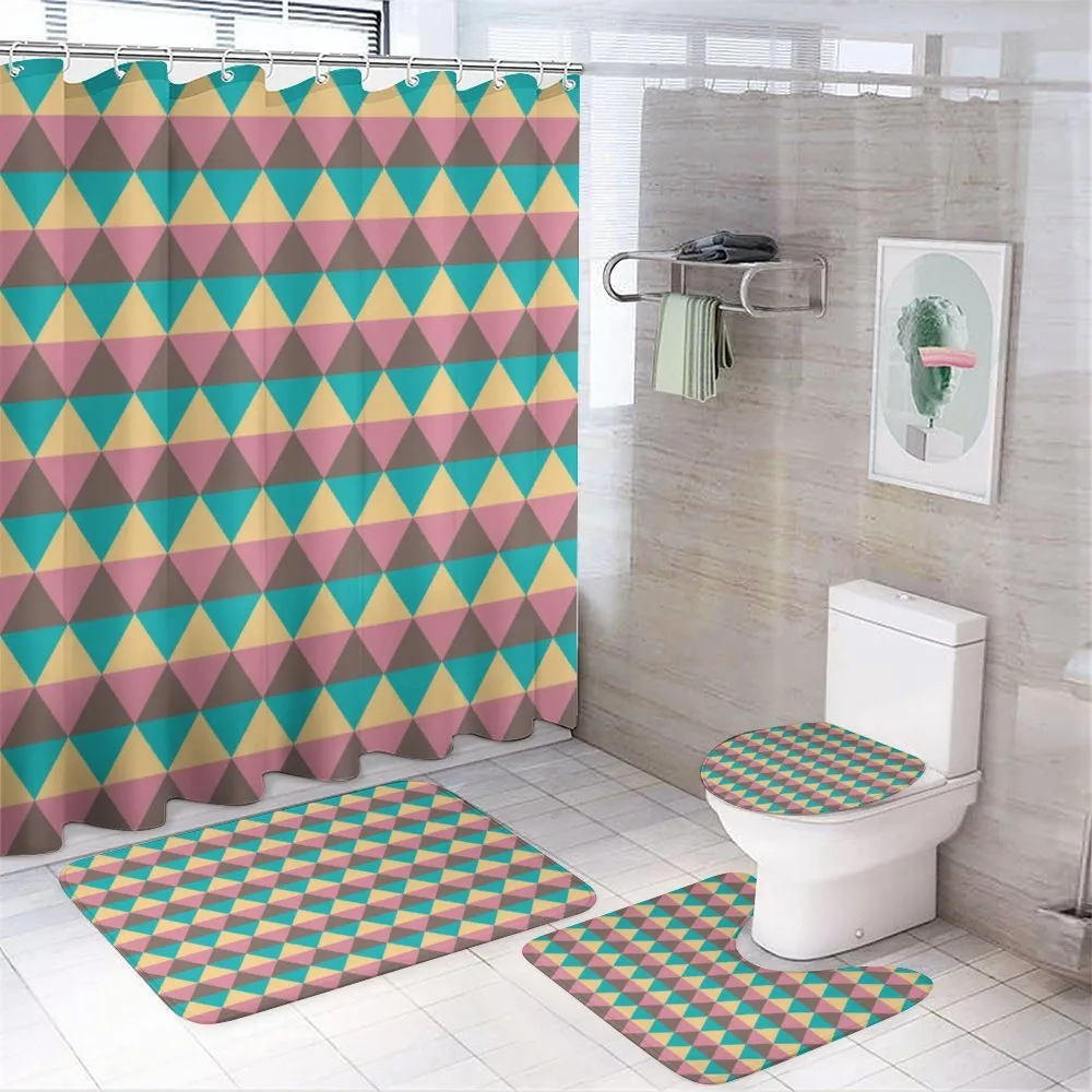 Vintage Hexagonal — 4-Piece Bathroom Set preview