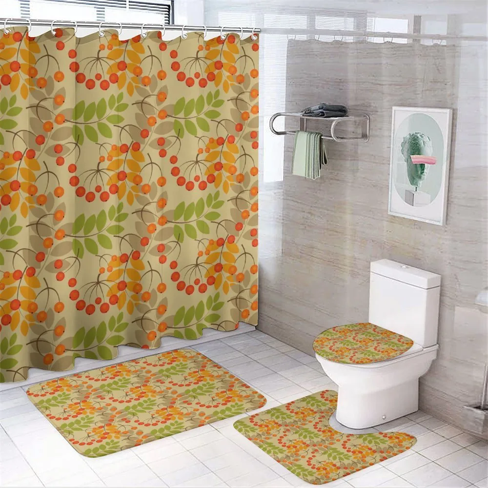 Warm Colors Autumn Season — 4-Piece Bathroom Set preview