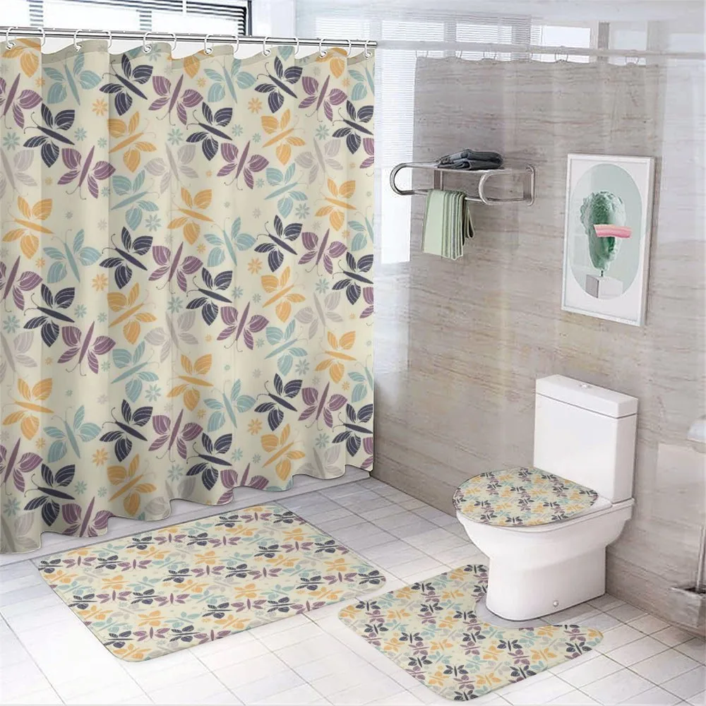 Abstract Springtime — 4-Piece Bathroom Set preview