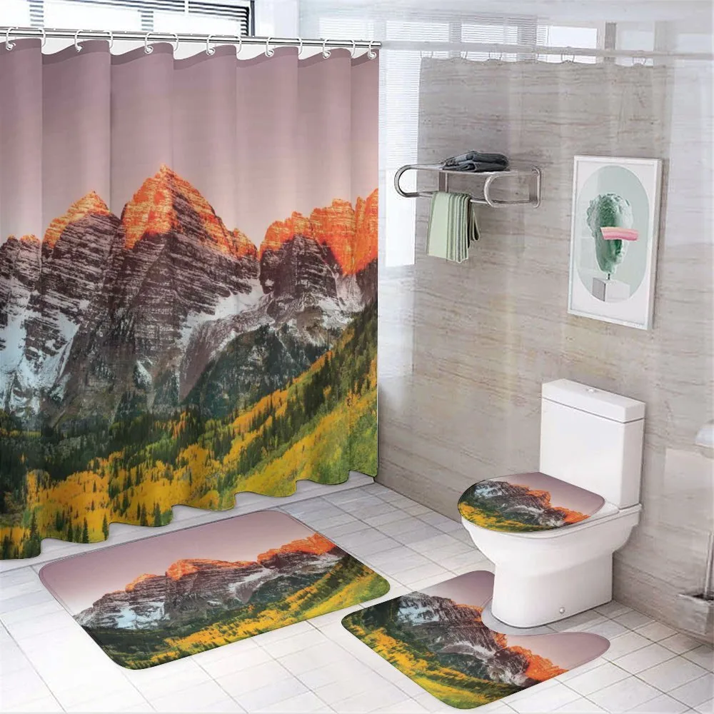 America Mountain Peaks — 4-Piece Bathroom Set preview