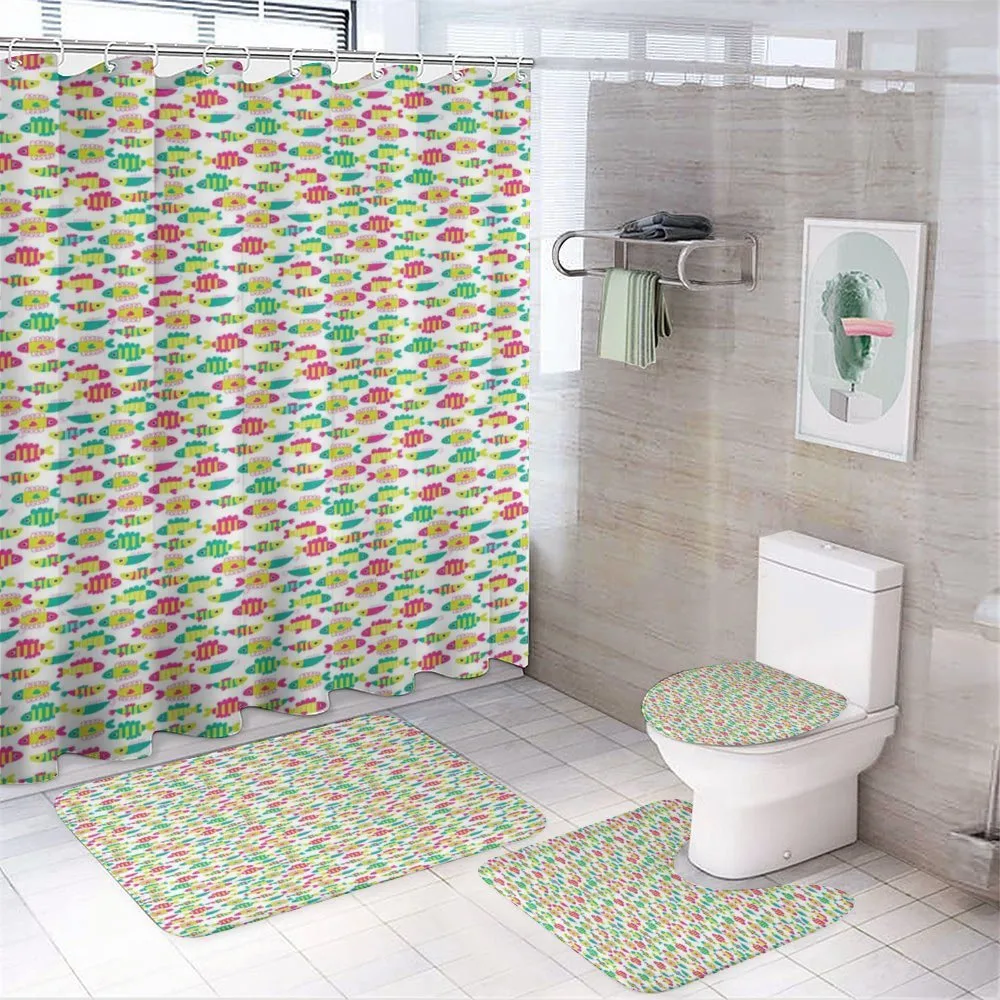 Animals of the Aquarium — 4-Piece Bathroom Set preview
