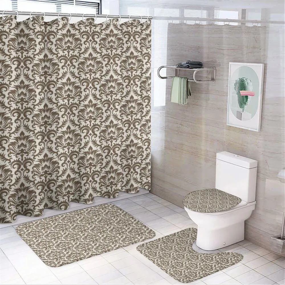 Antique Victorian Floral — 4-Piece Bathroom Set preview
