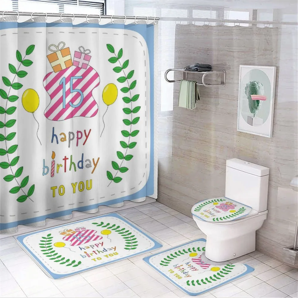 Birthday 15 — 4-Piece Bathroom Set preview