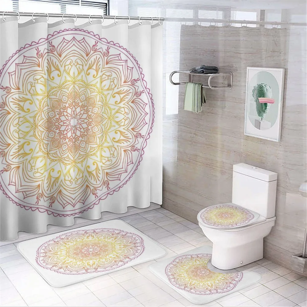 Eastern Flower 4-Piece Bathroom Set product video