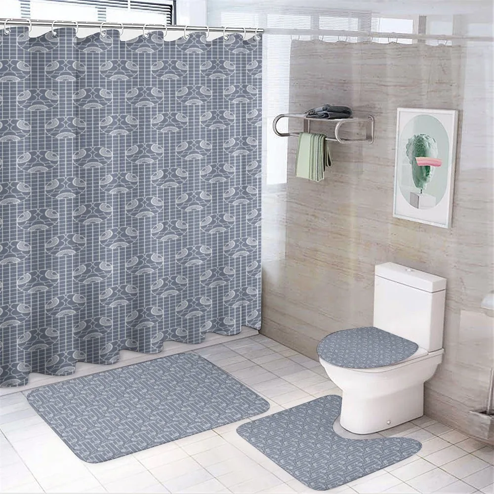 Eastern Flowers Design 4-Piece Bathroom Set product video
