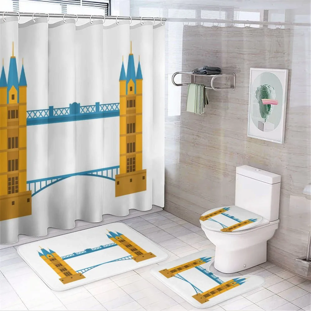 Landscape Travel Theme — 4-Piece Bathroom Set preview