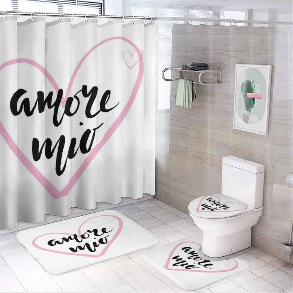 My Love with a Heart 4-Piece Bathroom Set product video