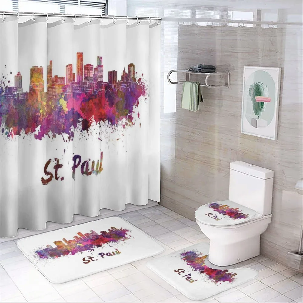 Saint Paul Skyline 4-Piece Bathroom Set product video