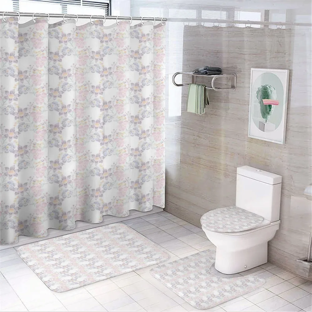 Spring Season Design — 4-Piece Bathroom Set preview