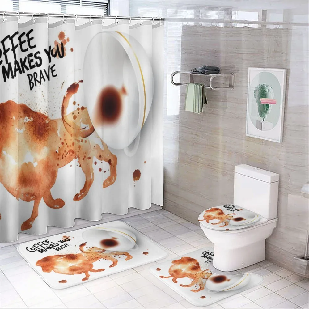 Be Brave Wild Lion — 4-Piece Bathroom Set preview
