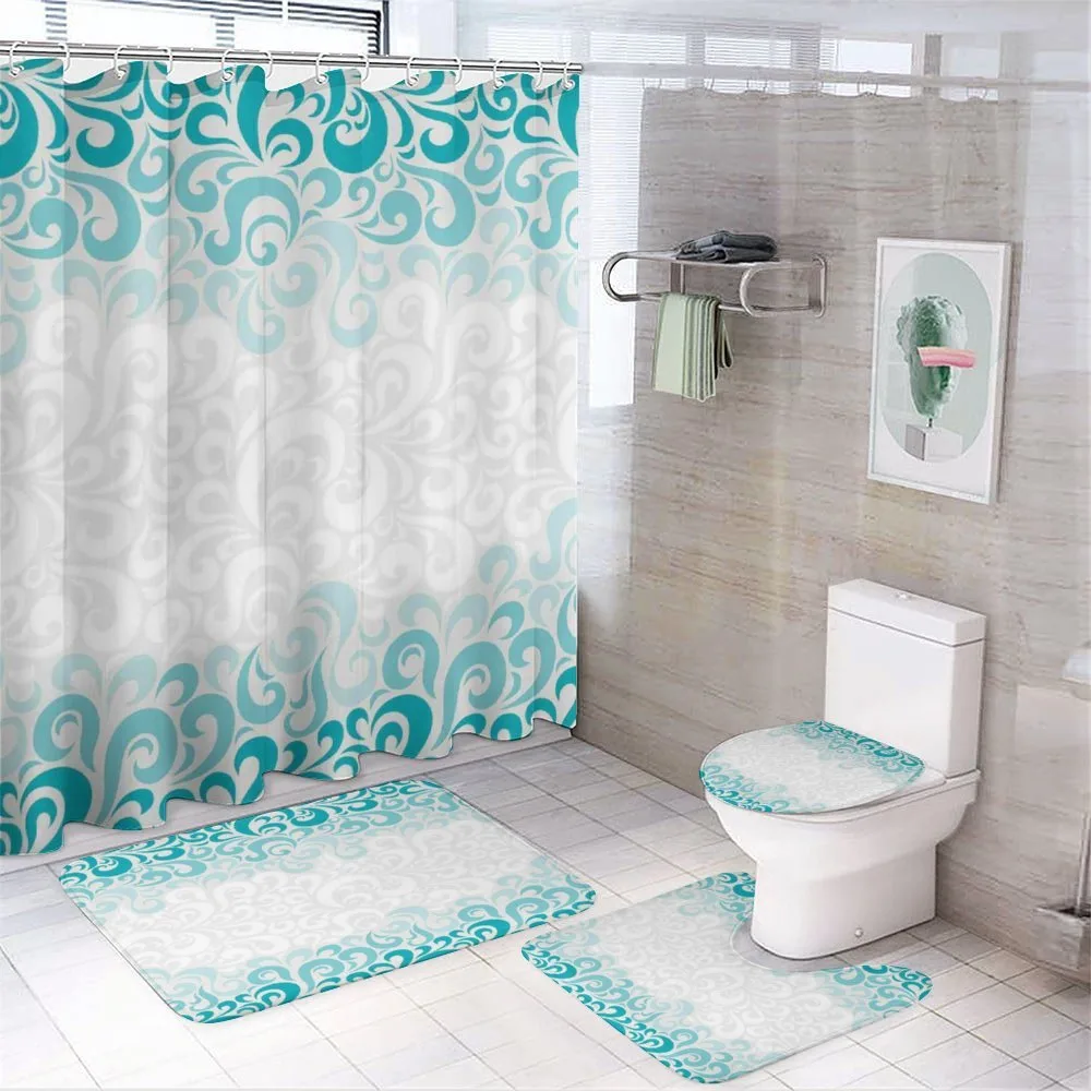 Floral Classic Design — 4-Piece Bathroom Set preview