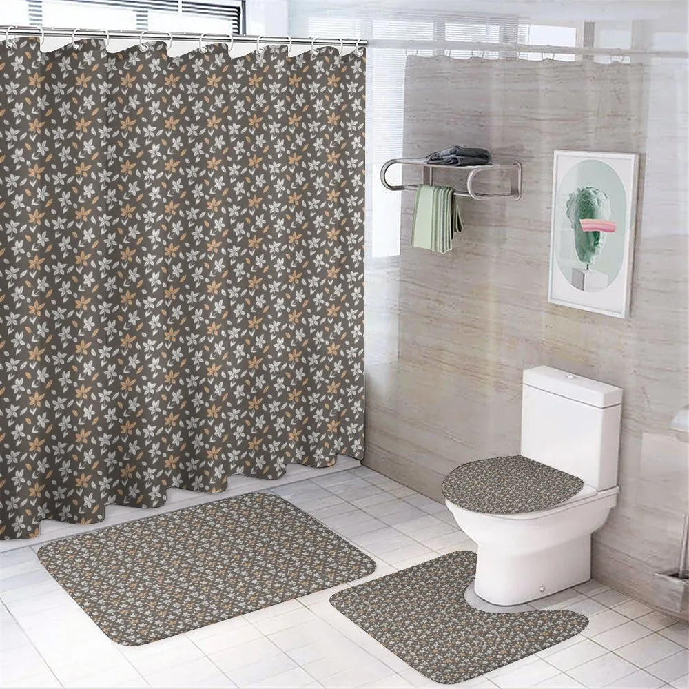 Romantic Autumn Blooms — 4-Piece Bathroom Set preview
