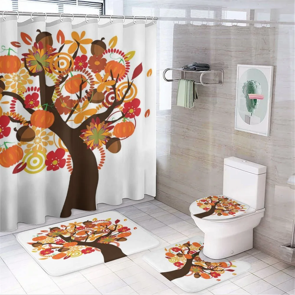 Tree Fall Elements Harvest — 4-Piece Bathroom Set preview