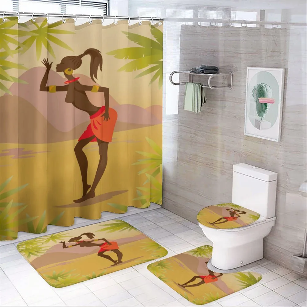 Young Girl Exotic — 4-Piece Bathroom Set preview