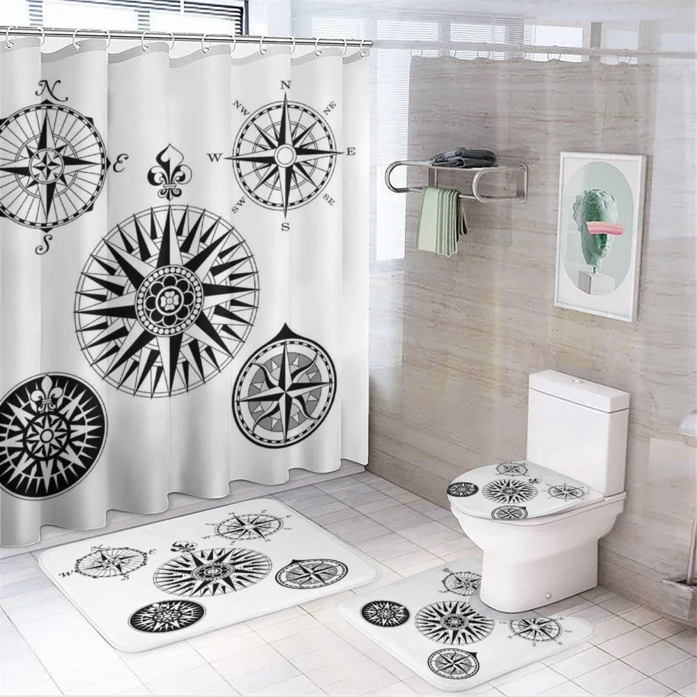 5 Windroses Angles — 4-Piece Bathroom Set preview