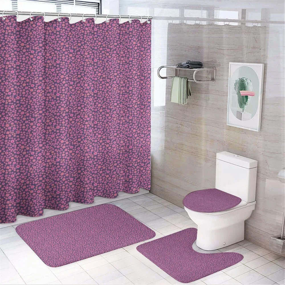 Blossoming Petals Spring — 4-Piece Bathroom Set preview