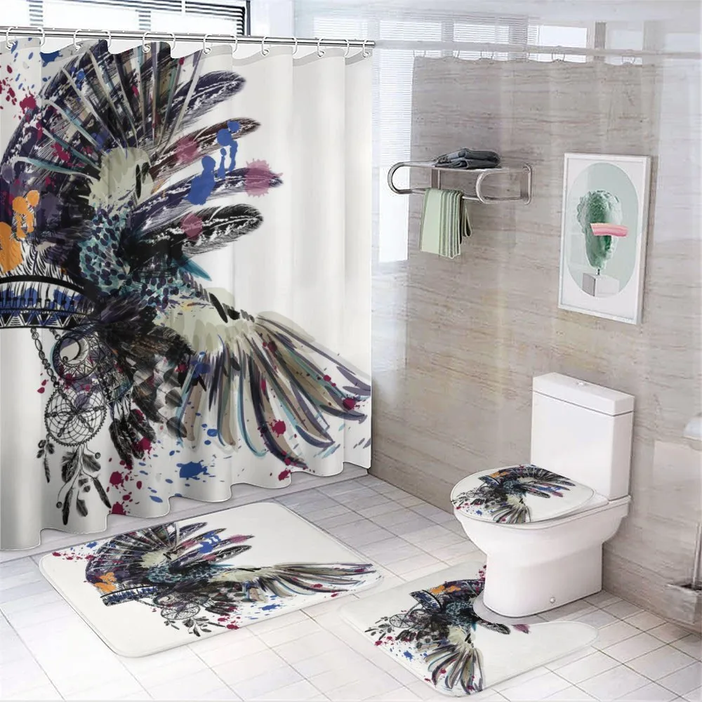 Boho Fashion Theme — 4-Piece Bathroom Set preview
