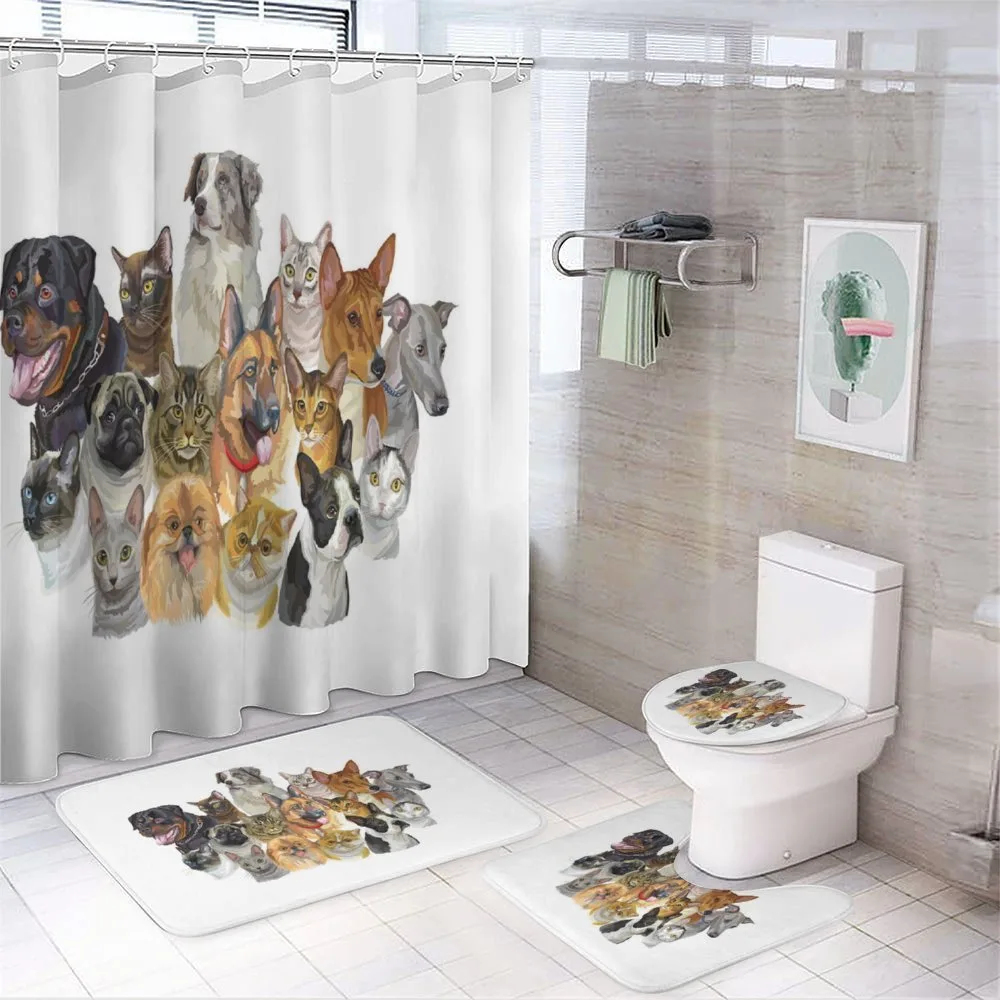 Domestic Animals — 4-Piece Bathroom Set preview