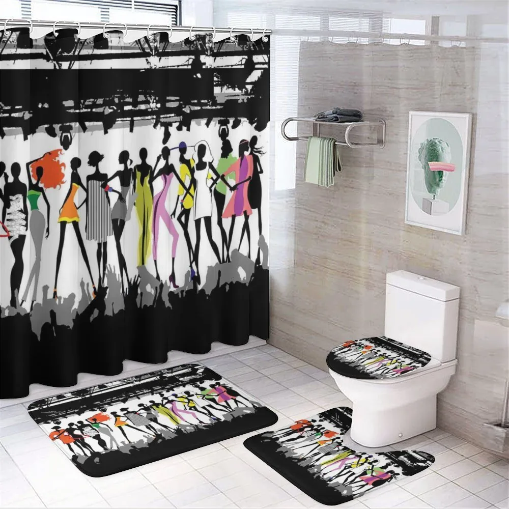Modern Colorful Fashion — 4-Piece Bathroom Set preview