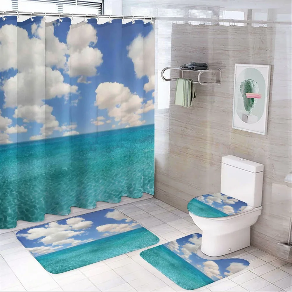 Tropical Island Beach — 4-Piece Bathroom Set preview