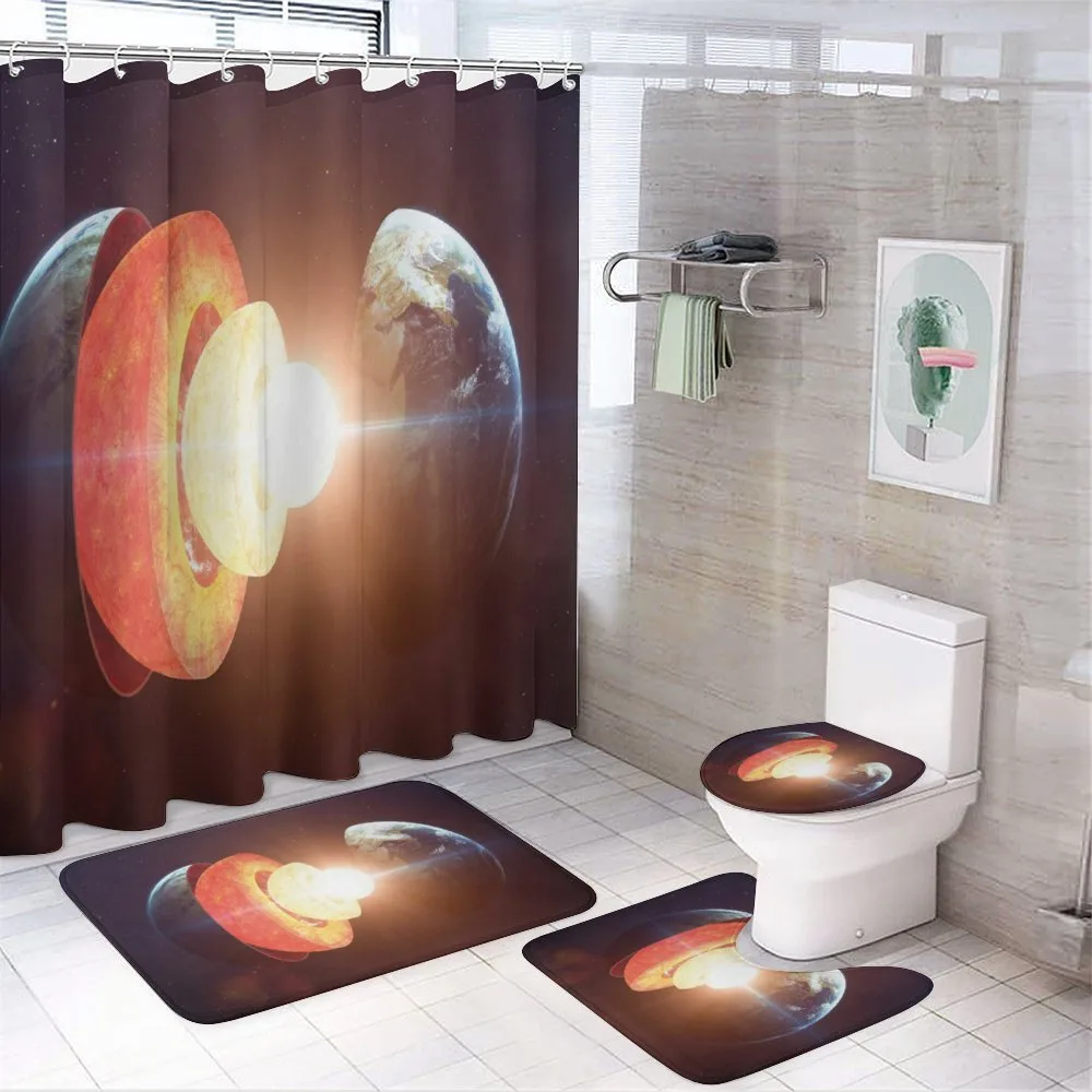 Core of Earth Structure — 4-Piece Bathroom Set preview