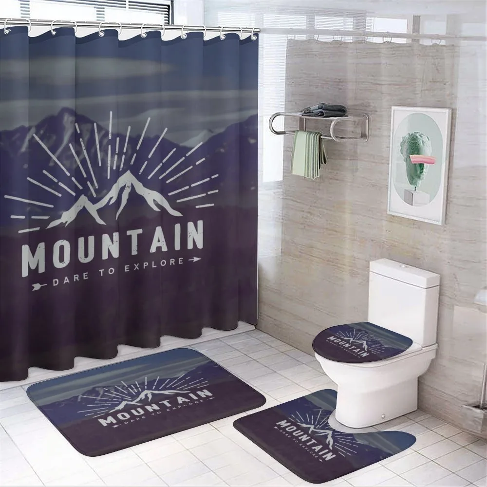 Dare to Explore Words — 4-Piece Bathroom Set preview