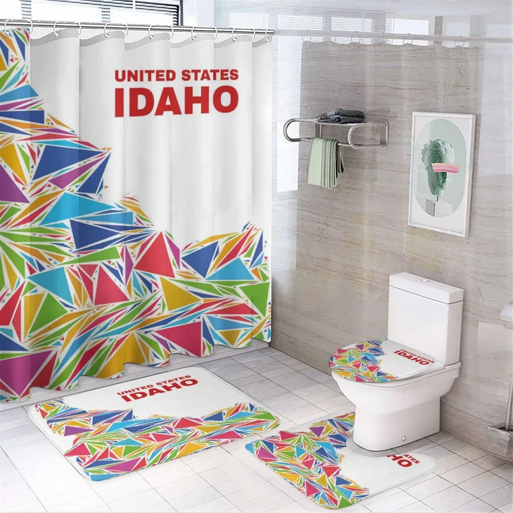 Gem State Illustration — 4-Piece Bathroom Set preview