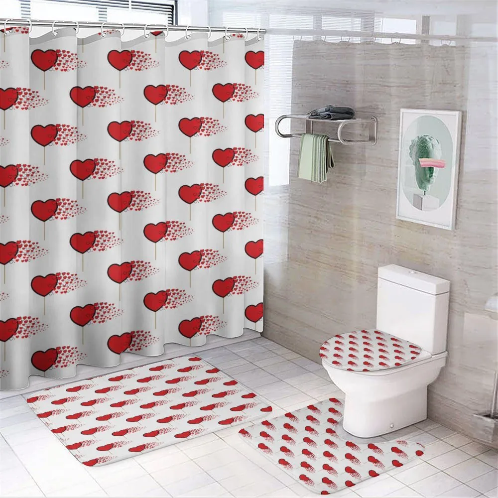 Hearts Lollipops — 4-Piece Bathroom Set preview