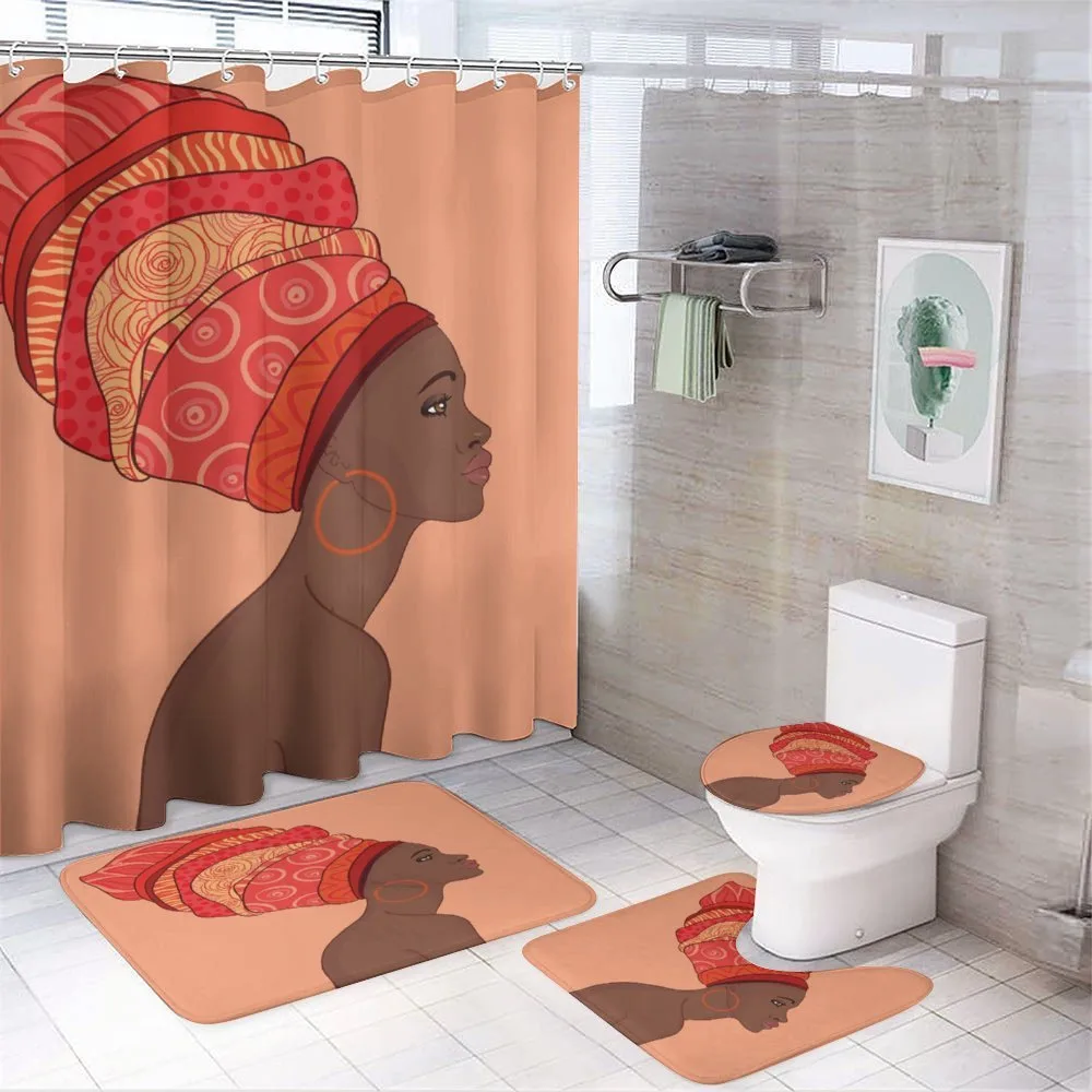 Young Girl Turban — 4-Piece Bathroom Set preview
