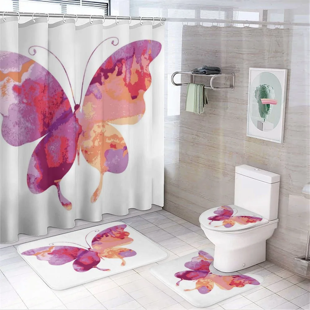 Butterfly with Wings — 4-Piece Bathroom Set preview