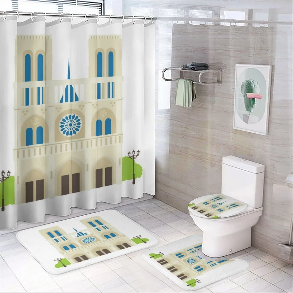 French Landmark 4-Piece Bathroom Set product video