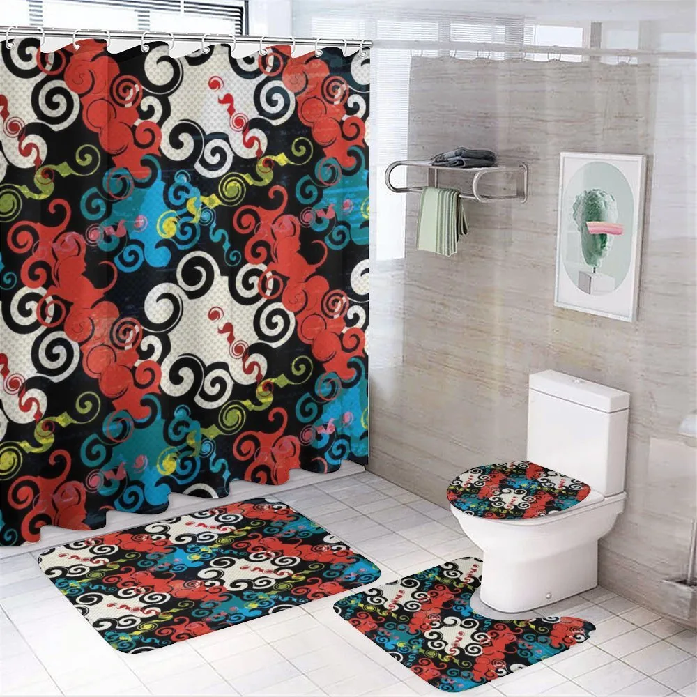 Grunge Street Art — 4-Piece Bathroom Set preview