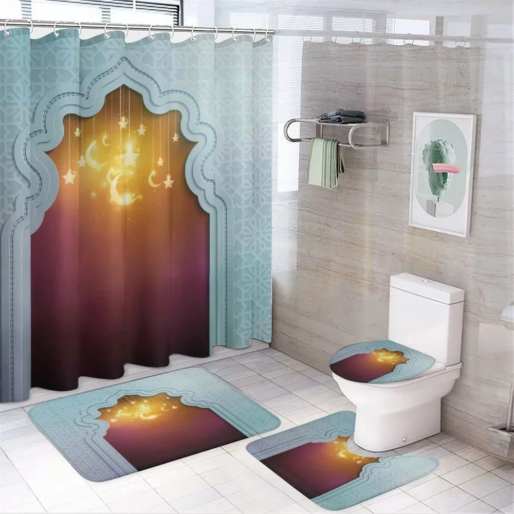 Arabic Signs and Stars — 4-Piece Bathroom Set preview