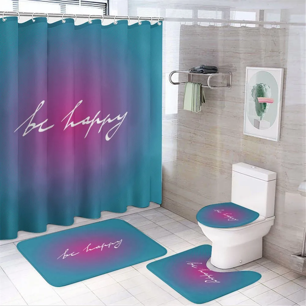 Energetic Be Happy — 4-Piece Bathroom Set preview