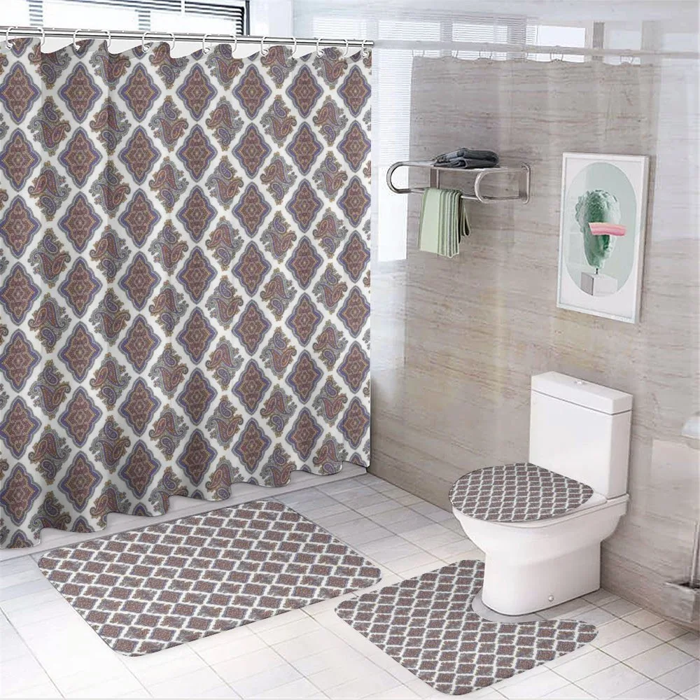 Floral Ornamental — 4-Piece Bathroom Set preview