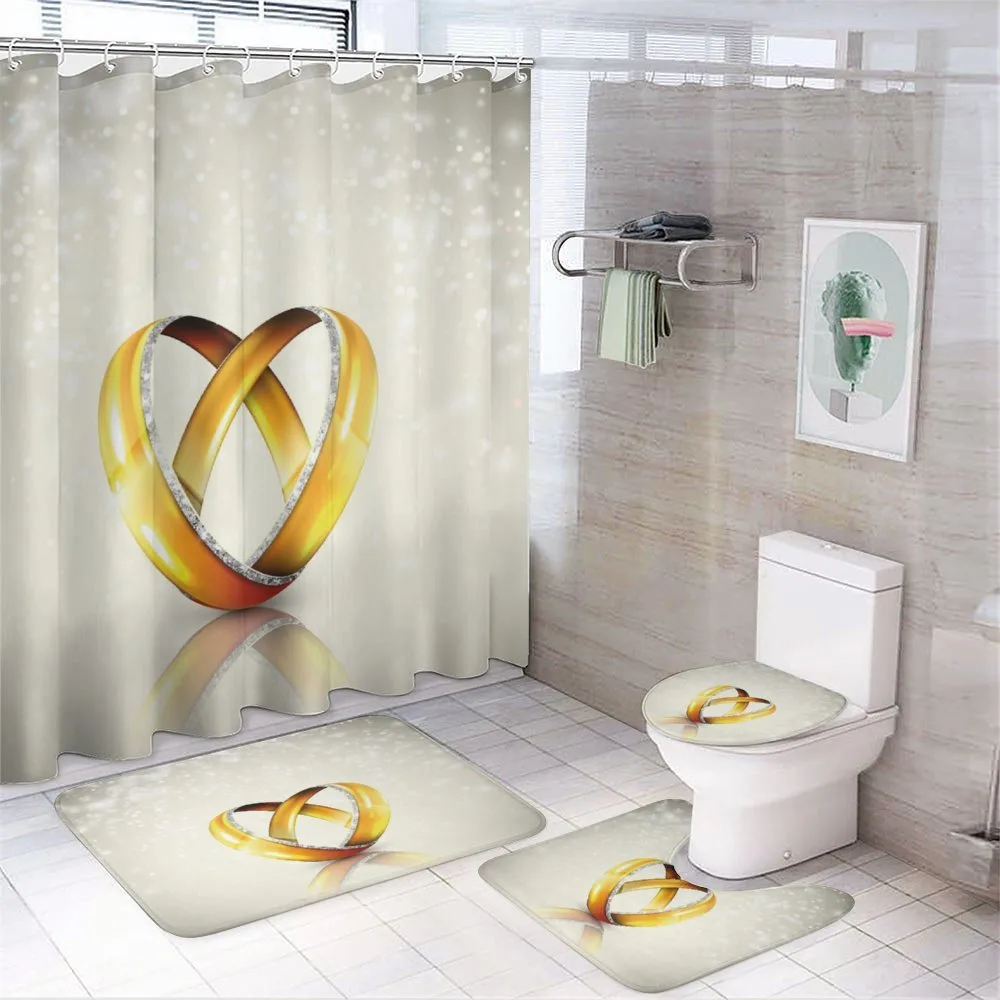 Pair of Rings Marriage — 4-Piece Bathroom Set preview