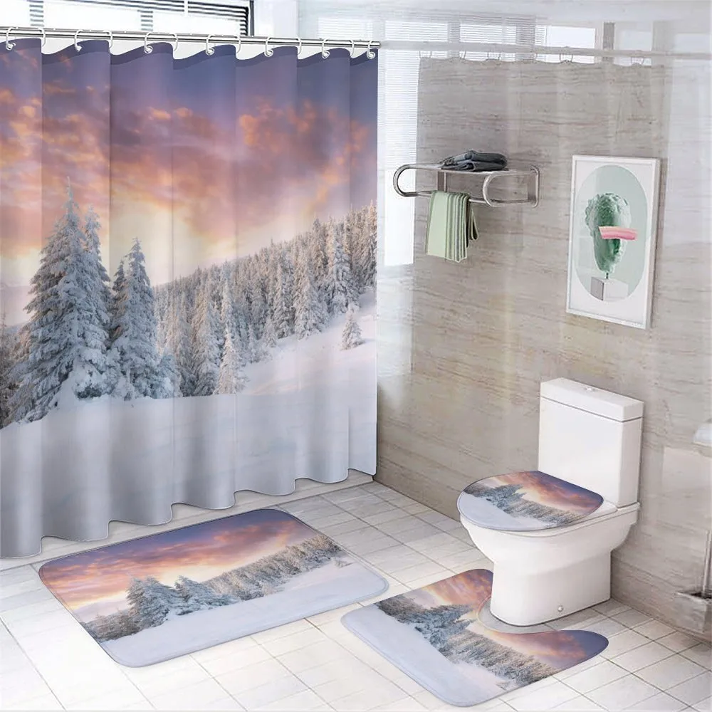 Sunrise Rural Fields — 4-Piece Bathroom Set preview