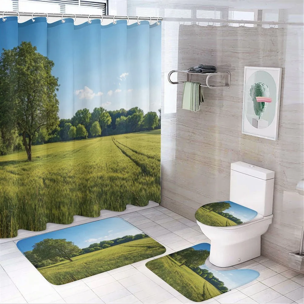 Uplifting Nature Photo — 4-Piece Bathroom Set preview