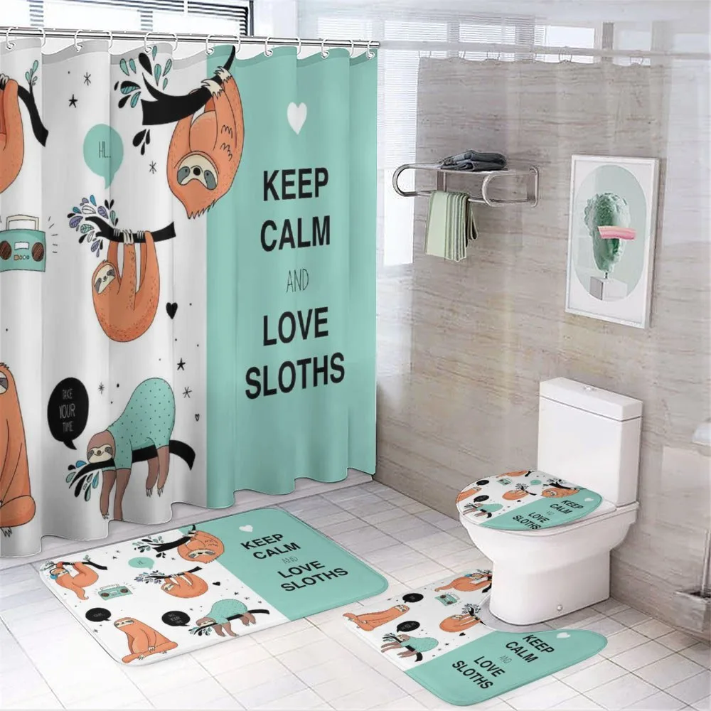 American Sloth Tribe — 4-Piece Bathroom Set preview