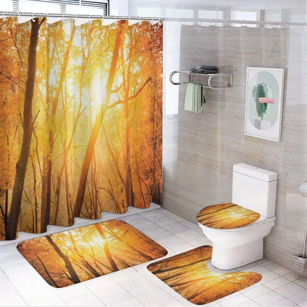 Autumn Forest Branches — 4-Piece Bathroom Set preview