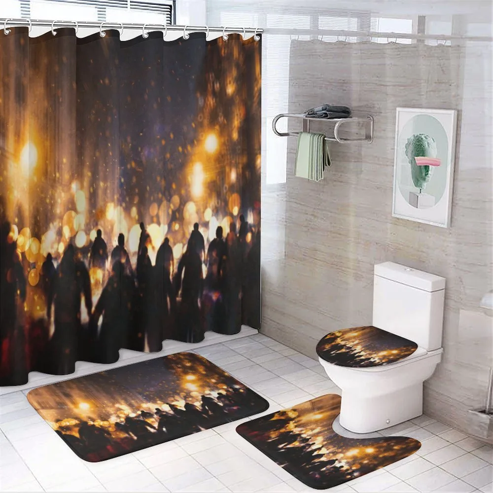 Burning Town Chaos — 4-Piece Bathroom Set preview
