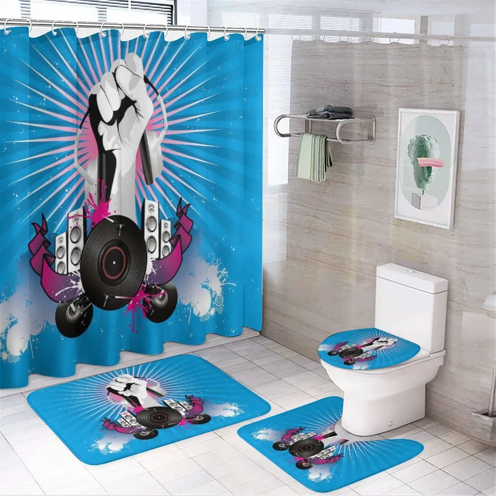 Music Elements Graffiti — 4-Piece Bathroom Set preview