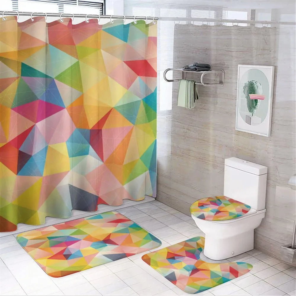 Polygonal Arrangement — 4-Piece Bathroom Set preview